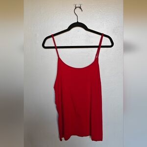 Plus Size Red Soft Camisole Size XXL